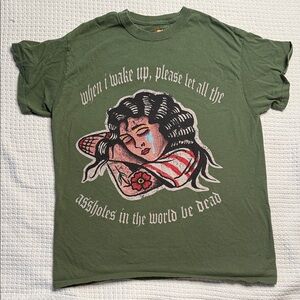 Green Graphic T-Shirt